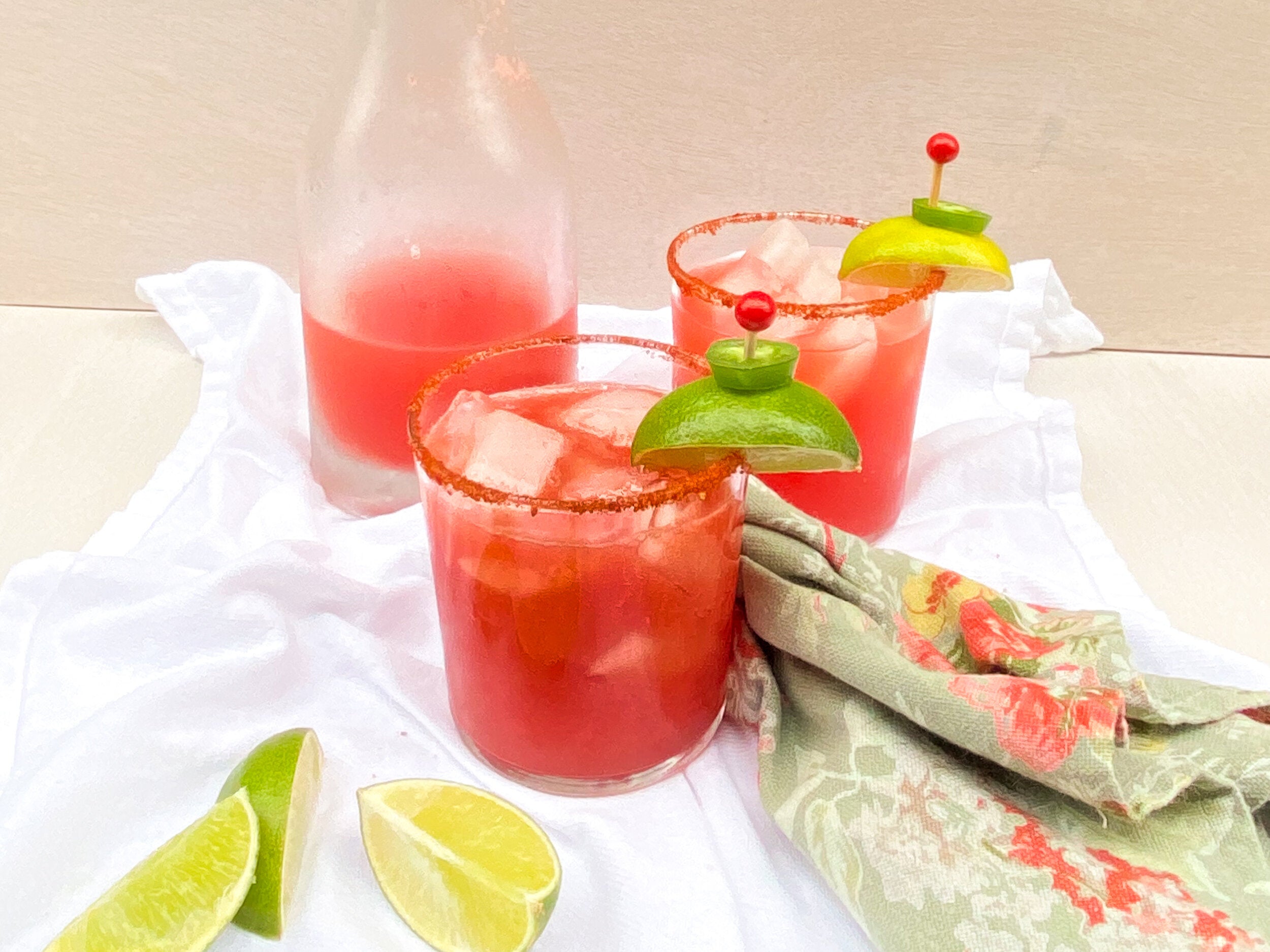 Spicy Watermelon Margarita
    
    
    
      &ndash; In The Curious Kitchen