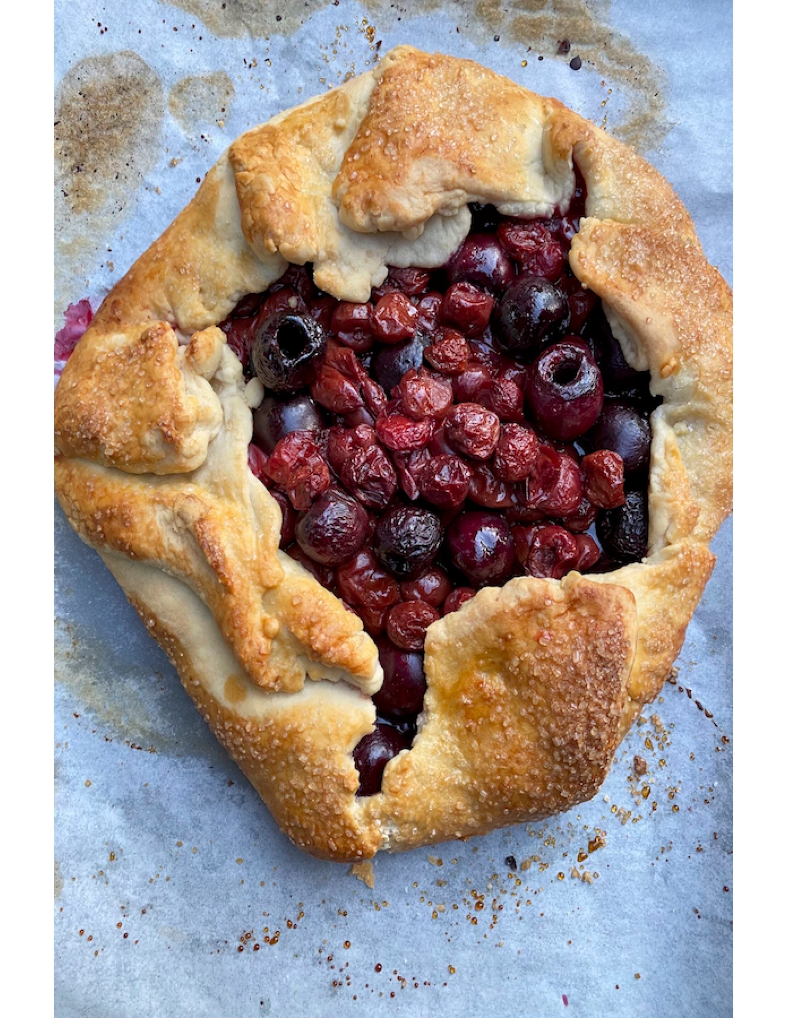 Cherry Galette Recipe – Easy French Pastry – In the Curious Kitchen