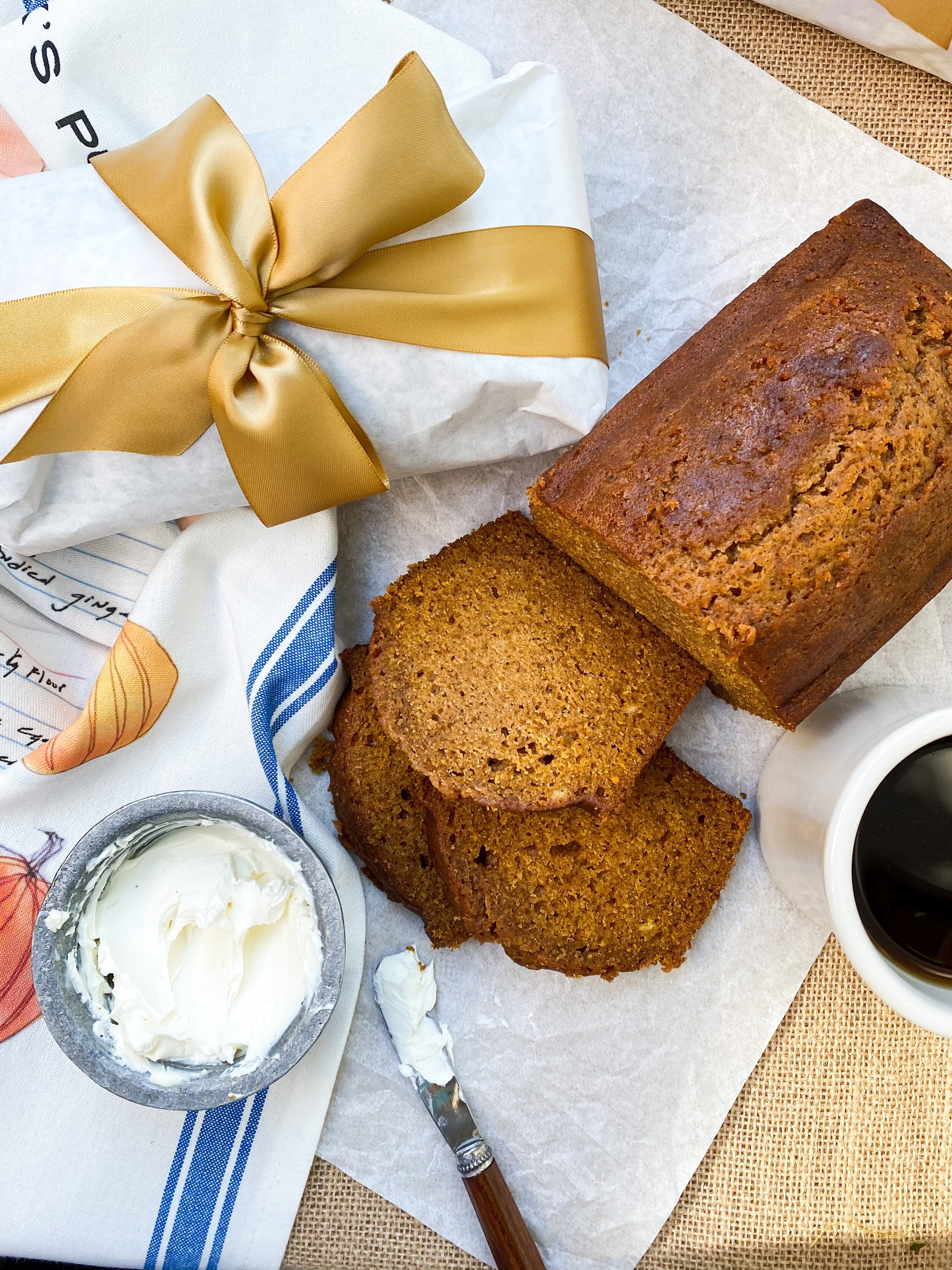 Pumpkin Bread with Candied Ginger