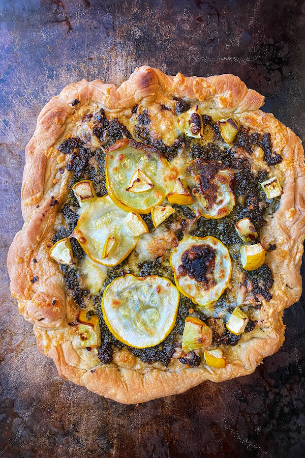 Summer Squash Pizza