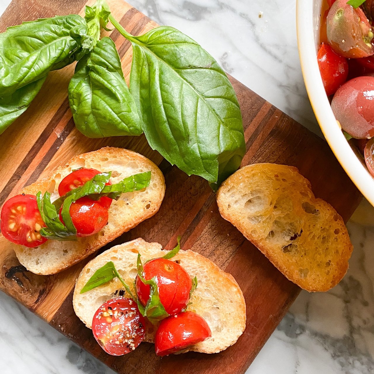 Cherry Tomato Crostini