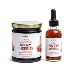 Boozy Cherries® & Bitters Bundle – Old Fashioned & Manhattan Cocktail Set