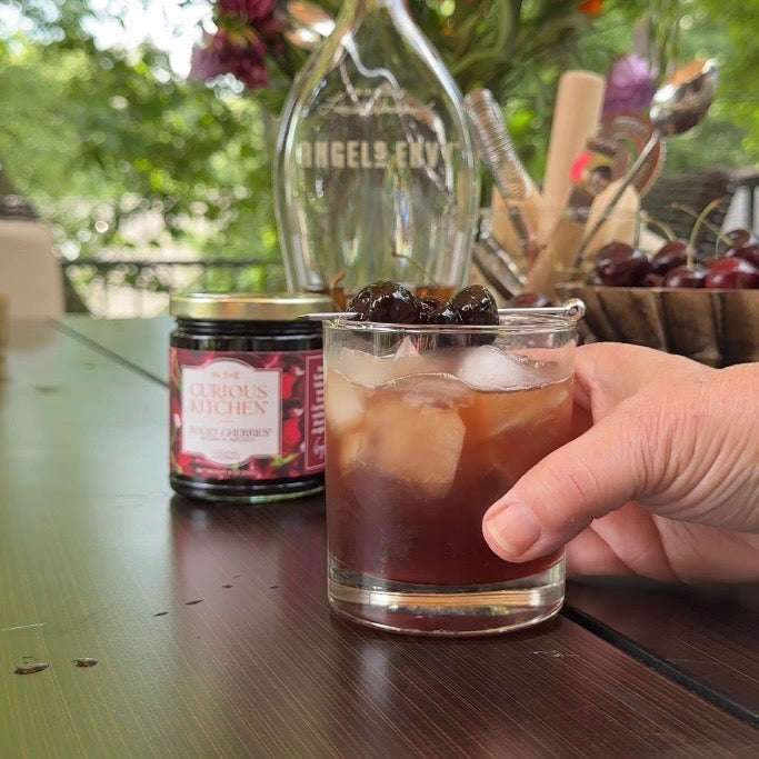 Cherry Gold Rush Bourbon Cocktail