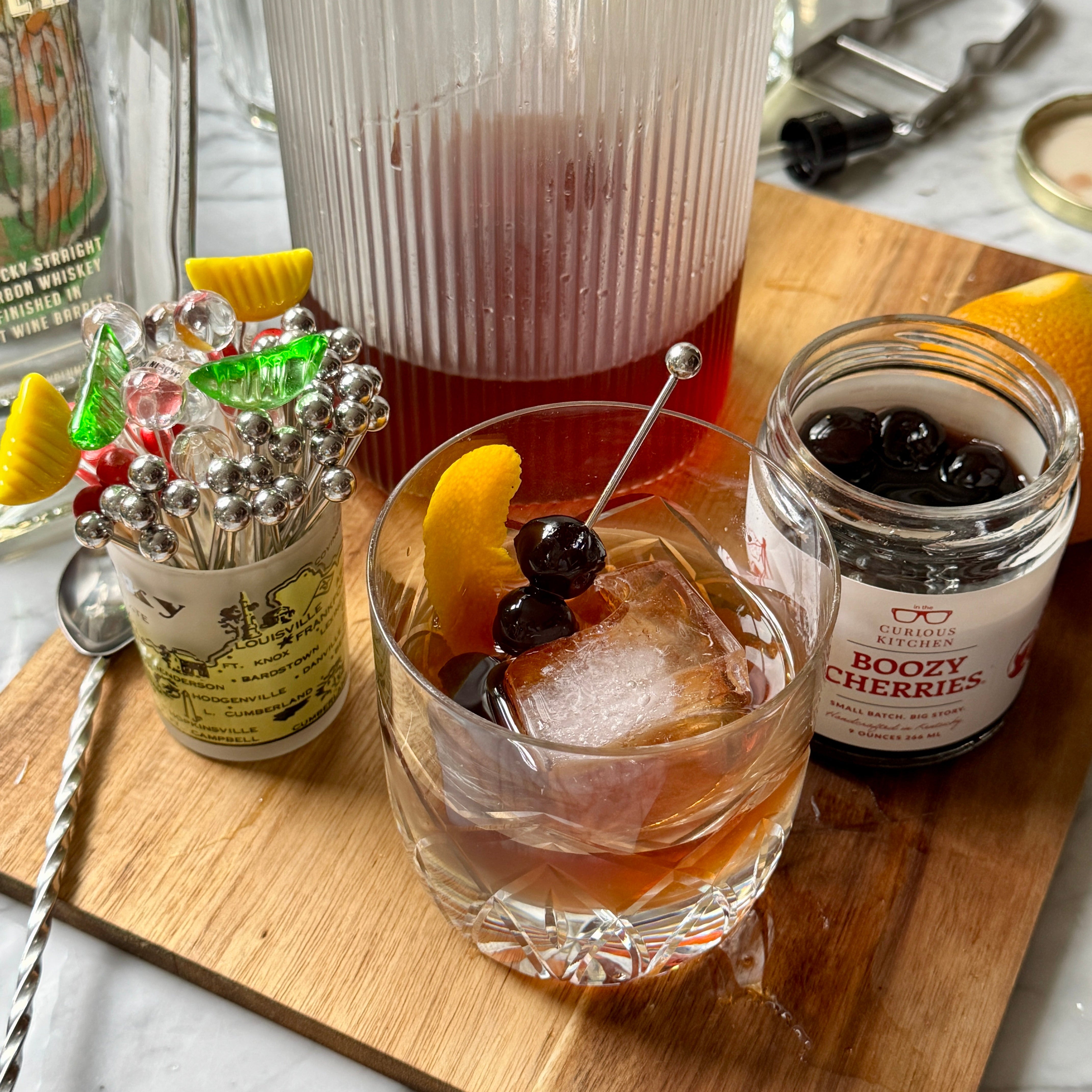 Freezer Door Old Fashioned Cocktail