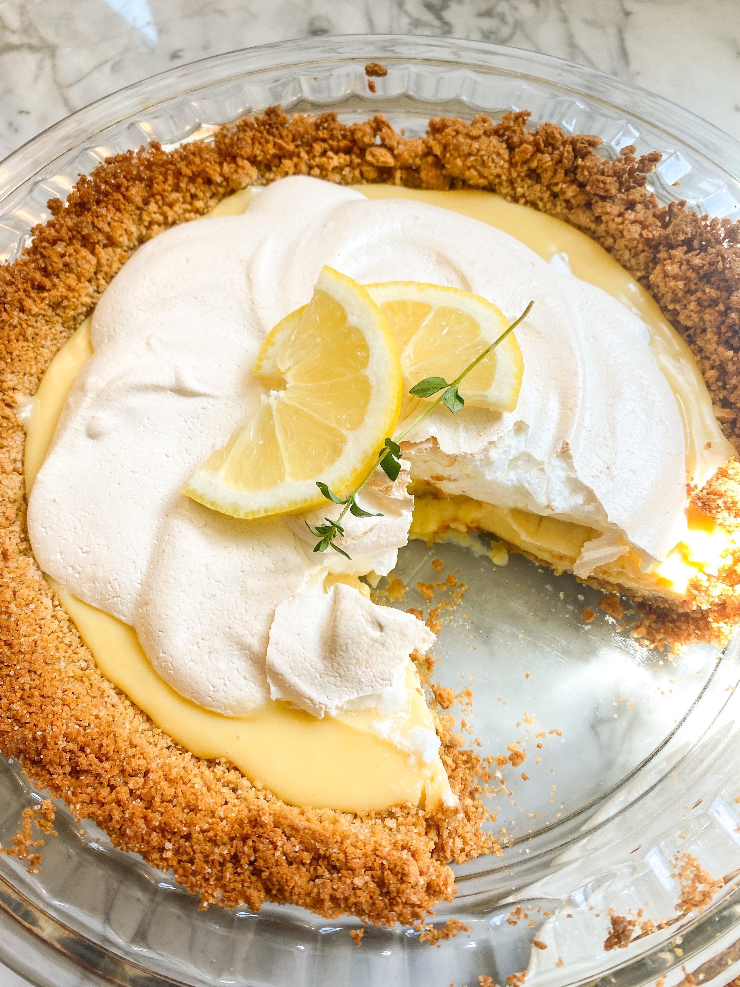 Classic Lemon Meringue Pie with Graham Cracker Crust