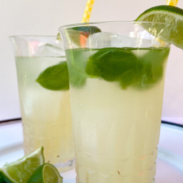 Basil Vodka Gimlet