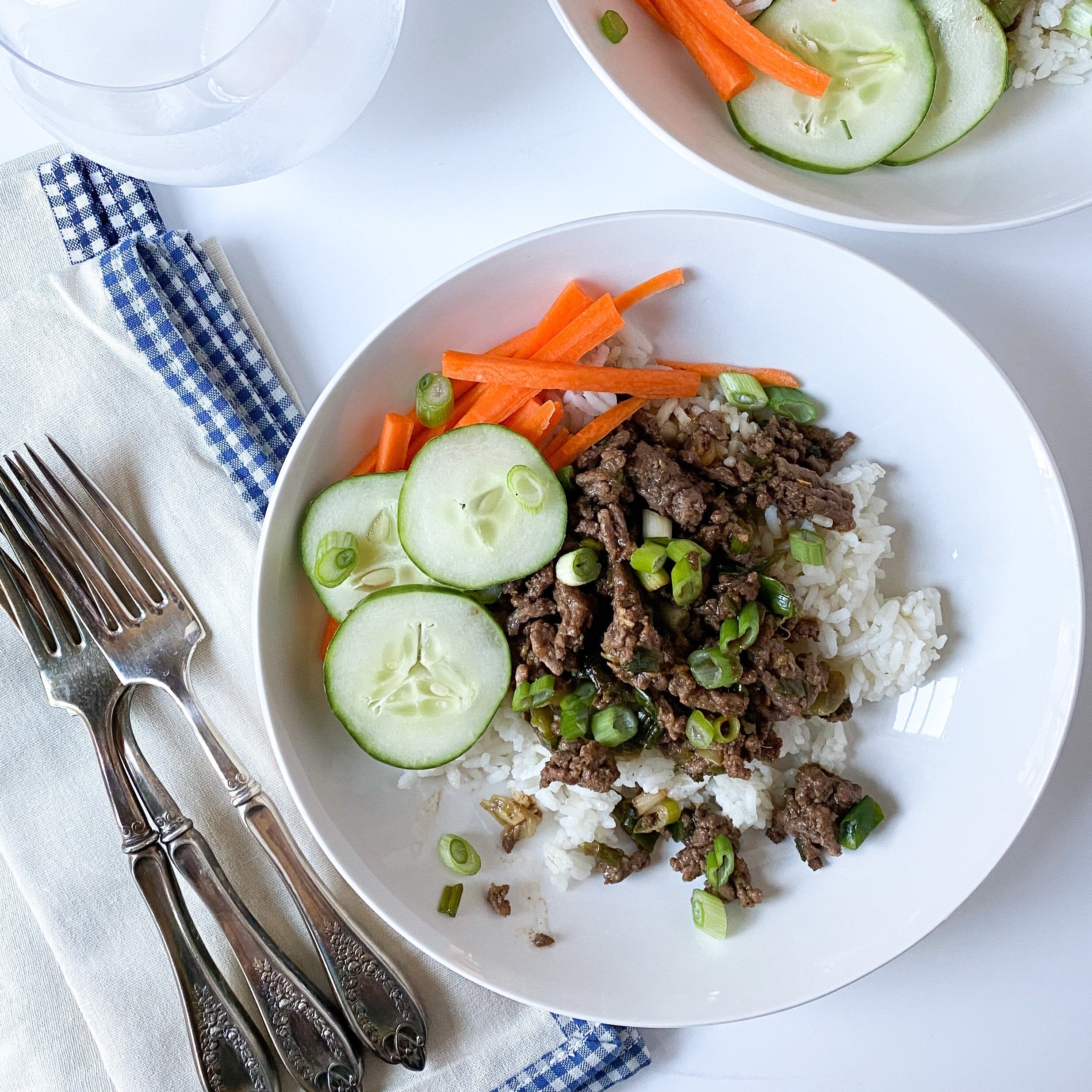 Korean-Inspired Beef & Rice Bowl