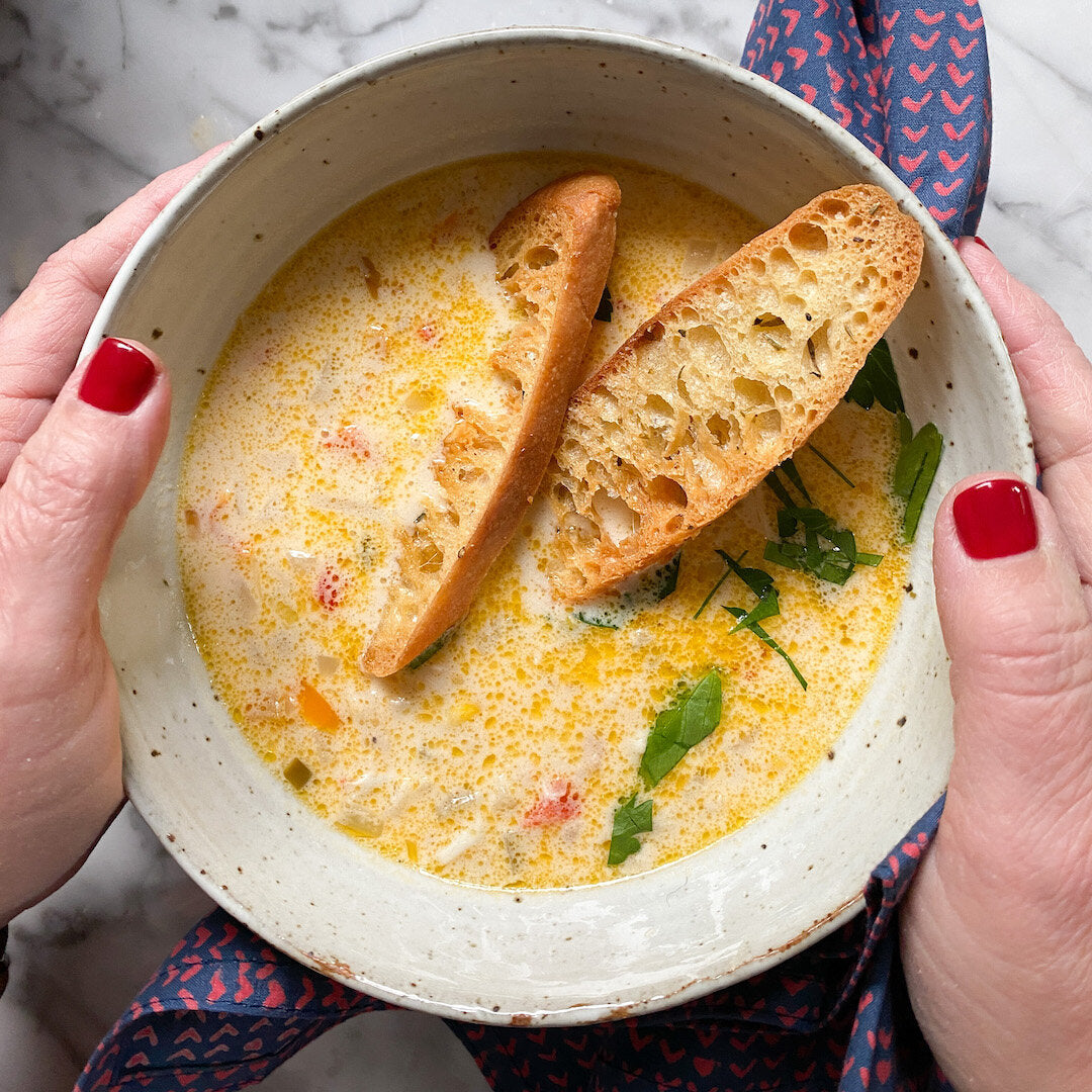 Creamy Crab Chowder with Corn