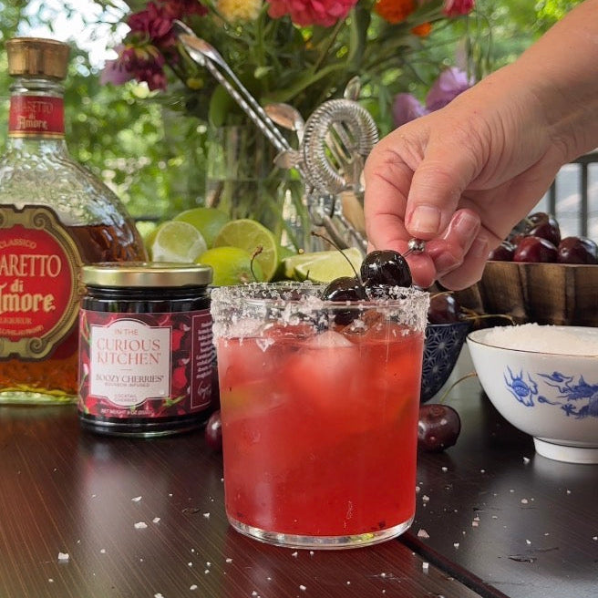 Boozy Cherry Italian Margarita