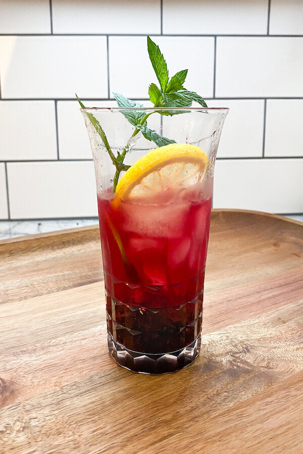 Blueberry Bourbon Sour