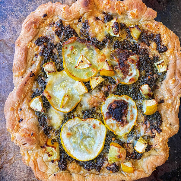 Summer Squash Pizza