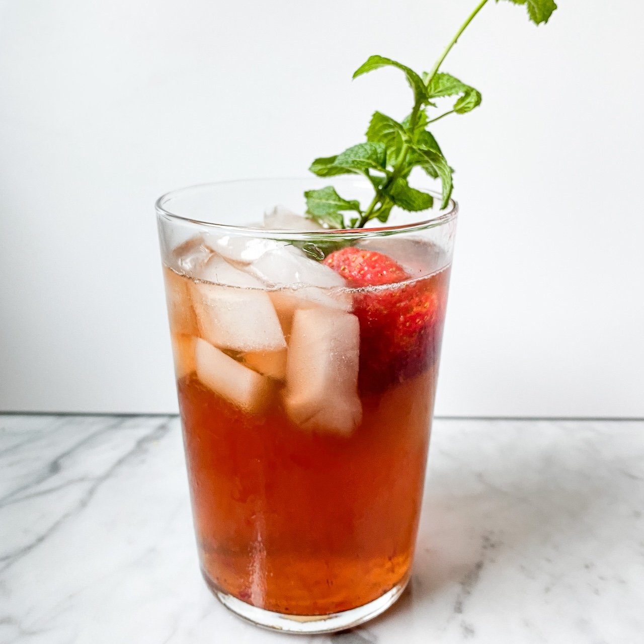 Bourbon Strawberry Tea