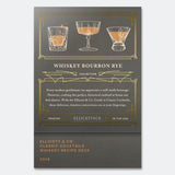 Classic Cocktails Whiskey Recipe Cards