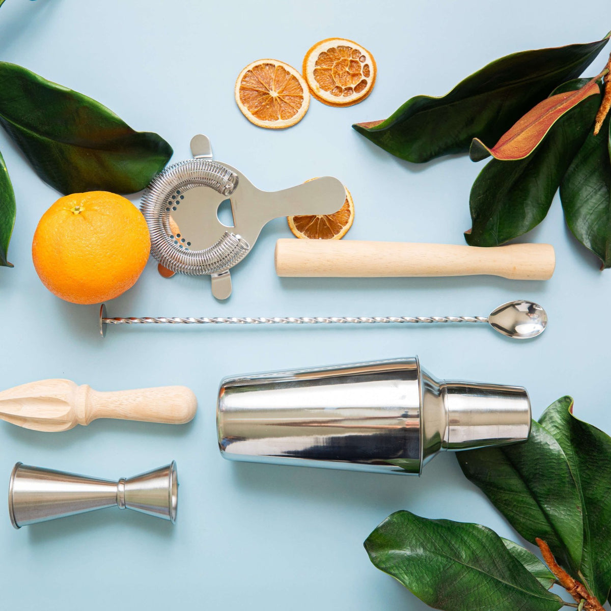 Cocktail Bar Tool Kit – Essential Mixology Set for Home Bartenders – In ...