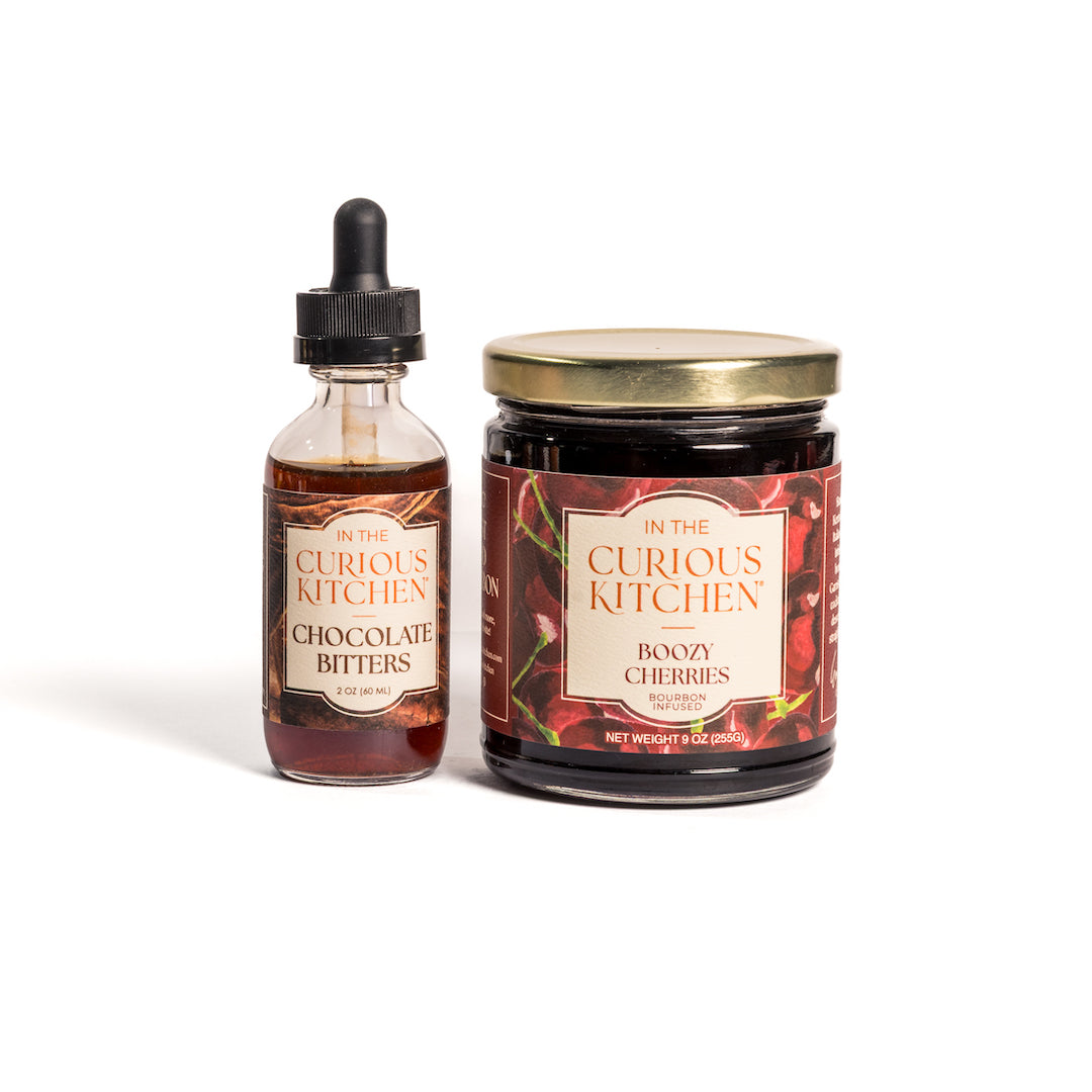Boozy Cherries® & Bitters Bundle – Old Fashioned & Manhattan Cocktail Set