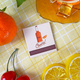 Old Fashioned Cocktail Matches with Recipe