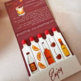 Old Fashioned Cocktail Matches with Recipe