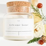 Welcome Home Soy Candle - Amber & Cedarwood Candle