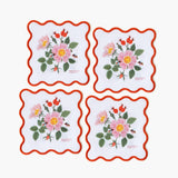 Botanist | Linen Coasters | Set of 4