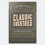 Classic Cocktails Whiskey Recipe Cards
