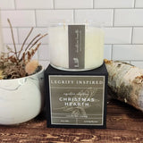 Christmas Hearth Classic Glass 2 Wick Soy Candle